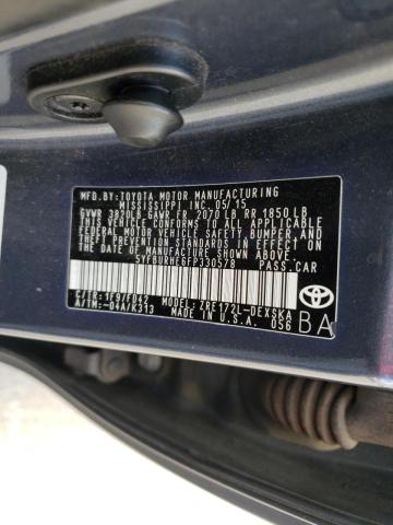 Photo 10 from auction – 2015 TOYOTA COROLLA L with VIN 5YFBURHE6FP330578