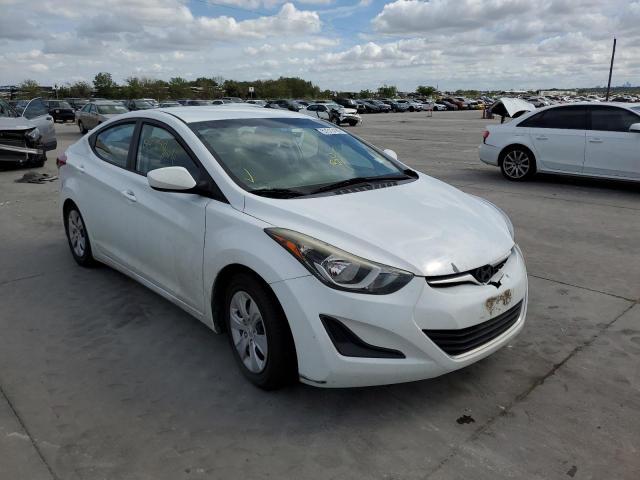 HYUNDAI ELANTRA SE 2016 with VIN 5NPDH4AE2GH770872 - Photo from auction