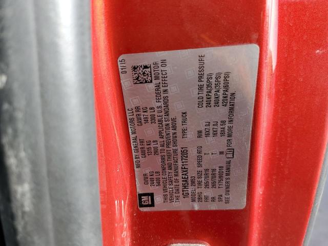 Photo 10 from auction – 2015 GMC CANYON with VIN 1GTH5AEAXF1172051