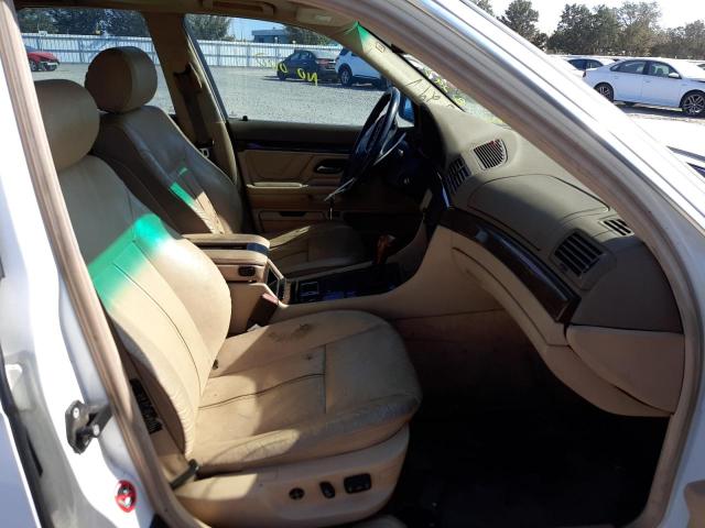 Photo 5 from auction – 2000 BMW 740 I AUTO with VIN WBAGG8342YDN77637