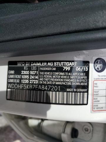 Photo 10 from auction – 2014 MERCEDES-BENZ E 350 with VIN WDDHF5KB7EA847201