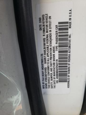 Photo 10 from auction – 2003 SUBARU LEGACY OUT with VIN 4S3BH895237642178