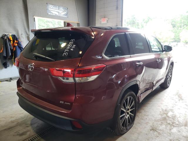 Photo 4 from auction – 2017 TOYOTA HIGHLANDER with VIN 5TDJZRFH1HS365744