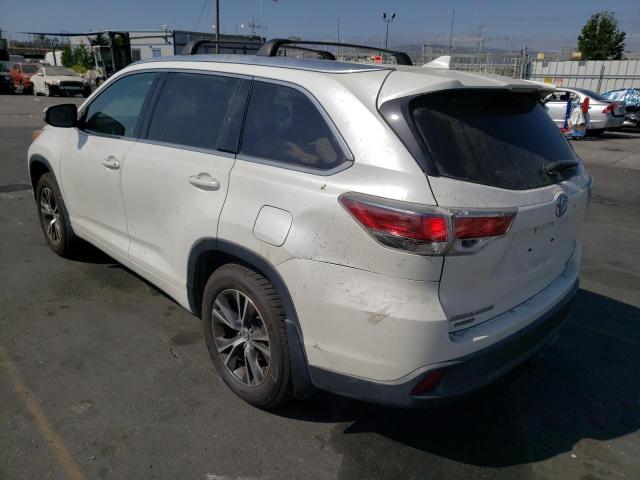 Photo 3 from auction – 2016 TOYOTA HIGHLANDER with VIN 5TDJKRFH7GS344934