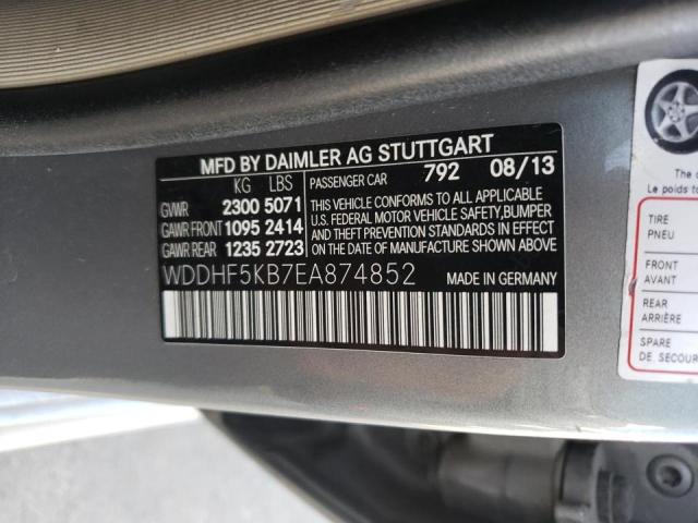 Photo 10 from auction – 2014 MERCEDES-BENZ E 350 with VIN WDDHF5KB7EA874852