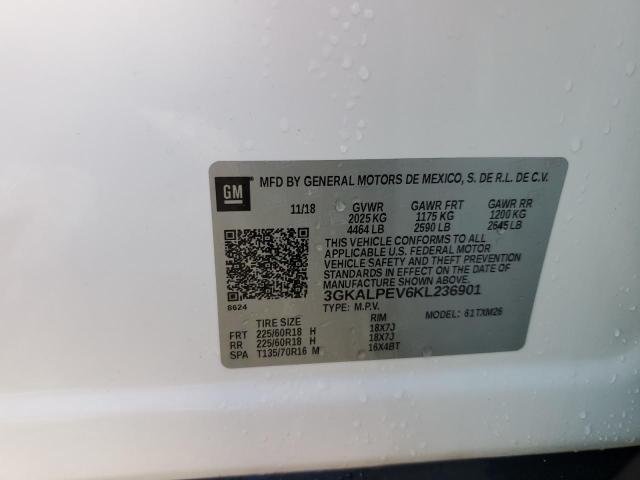 Photo 10 from auction – 2019 GMC TERRAIN SL with VIN 3GKALPEV6KL236901