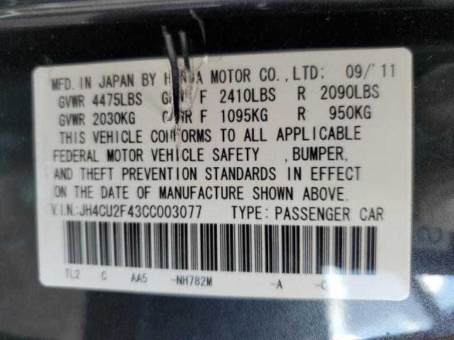 Photo 10 from auction – 2012 ACURA TSX with VIN JH4CU2F43CC003077