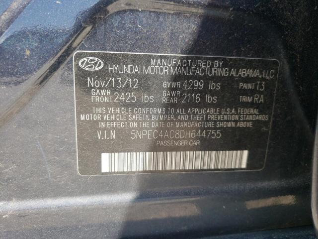 Photo 10 from auction – 2013 HYUNDAI SONATA SE with VIN 5NPEC4AC8DH644755