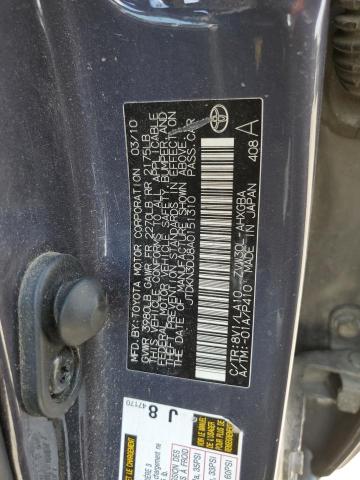 Photo 10 from auction – 2010 TOYOTA PRIUS with VIN JTDKN3DU8A0151310