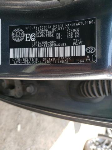 Photo 10 from auction – 2013 TOYOTA COROLLA BA with VIN 2T1BU4EE5DC046492
