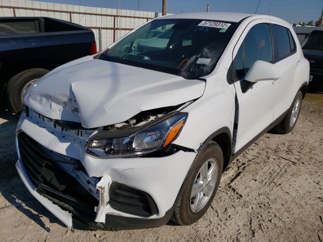 Photo 2 from auction – 2020 CHEVROLET TRAX LS with VIN 3GNCJKSB8LL150733