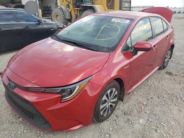 Photo 2 from auction – 2021 TOYOTA COROLLA LE with VIN JTDEAMDEXMJ024273