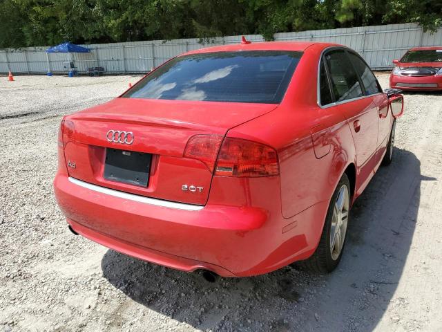 Photo 4 from auction – 2008 AUDI A4 2.0T with VIN WAUAF78E18A082741