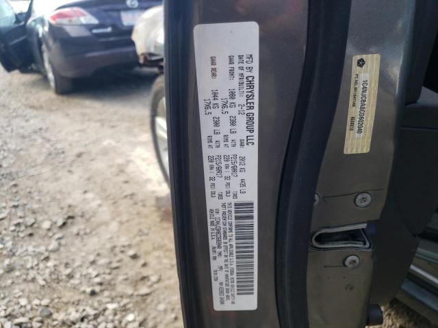 Photo 10 from auction – 2012 JEEP COMPASS SP with VIN 1C4NJCBA8CD602040