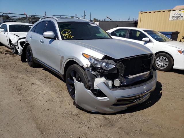 INFINITI QX70 2014 with VIN JN8CS1MW0EM412631 - Photo from auction