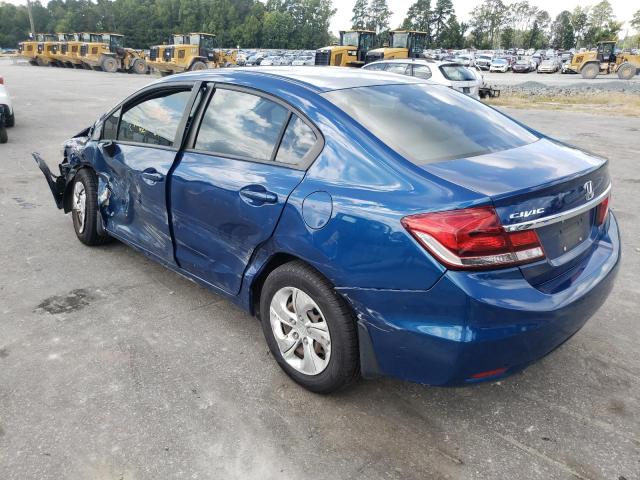 Photo 3 from auction – 2014 HONDA CIVIC LX with VIN 19XFB2F51EE002289