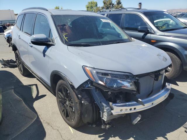HONDA PILOT SE 2022 with VIN 5FNYF6H2XNB053615 - Photo from auction