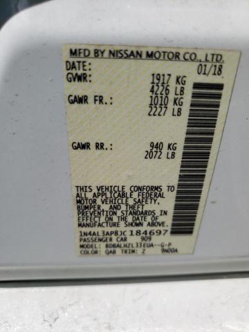 Photo 10 from auction – 2018 NISSAN ALTIMA 2.5 with VIN 1N4AL3AP8JC184697