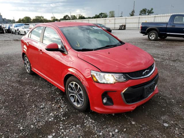 CHEVROLET SONIC LT 2019 with VIN 1G1JD5SBXK4116525 - Photo from auction