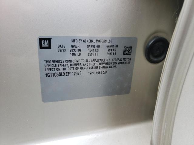Photo 10 from auction – 2014 CHEVROLET MALIBU 1LT with VIN 1G11C5SLXEF112673