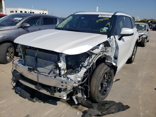 Photo 2 from auction – 2022 TOYOTA HIGHLANDER with VIN 5TDEBRCH6NS072086