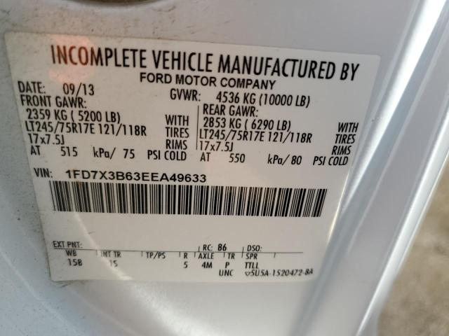 Photo 10 from auction – 2014 FORD F350 SUPER with VIN 1FD7X3B63EEA49633