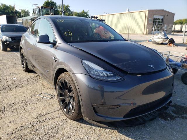 TESLA MODEL Y 2021 with VIN 5YJYGDEE5MF193859 - Photo from auction