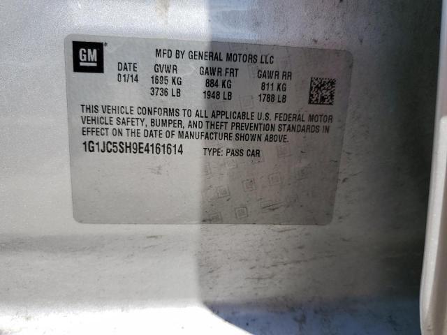 Photo 10 from auction – 2014 CHEVROLET SONIC LT with VIN 1G1JC5SH9E4161614
