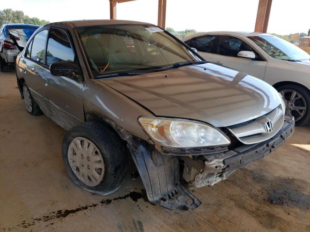 Photo 1 from auction – 2005 HONDA CIVIC LX with VIN 2HGES16545H535801