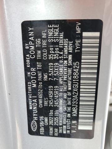 Photo 10 from auction – 2016 HYUNDAI TUCSON LIM with VIN KM8J33A2XGU188425