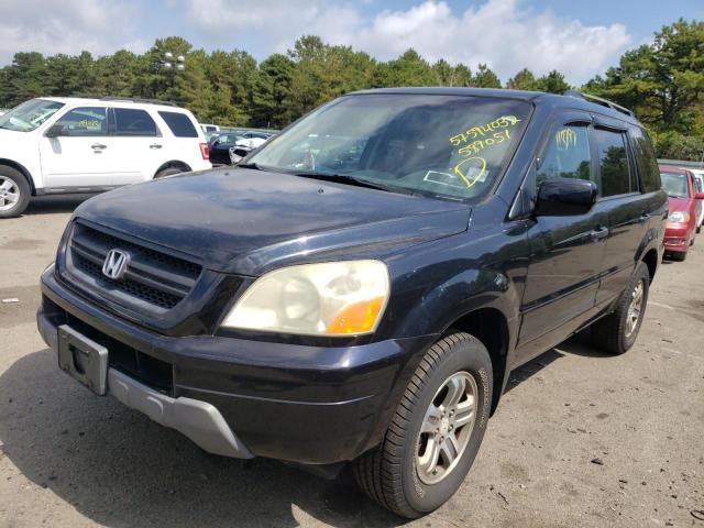 Photo 2 from auction – 2004 HONDA PILOT EX with VIN 2HKYF18414H589051