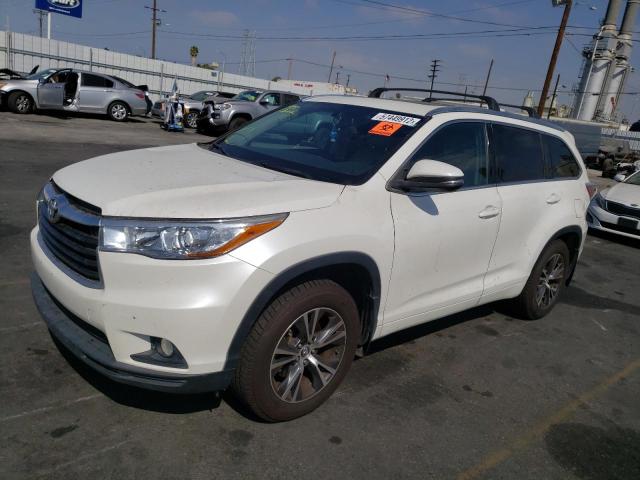 Photo 2 from auction – 2016 TOYOTA HIGHLANDER with VIN 5TDJKRFH7GS344934