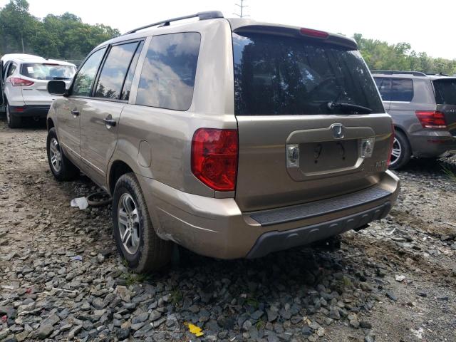 Photo 3 from auction – 2005 HONDA PILOT EXL with VIN 5FNYF18535B013227