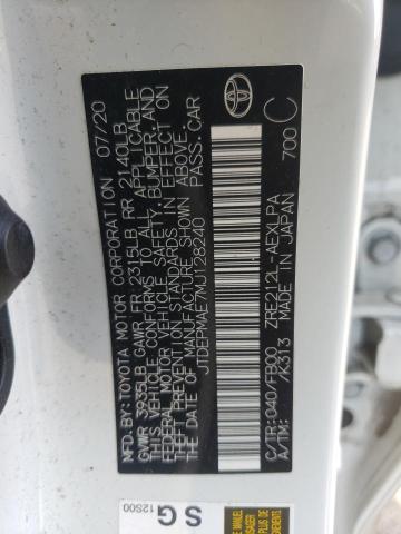Photo 10 from auction – 2021 TOYOTA COROLLA LE with VIN JTDEPMAE7MJ128240
