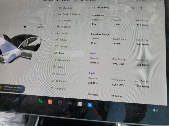 Photo 8 from auction – 2019 TESLA MODEL 3 with VIN 5YJ3E1EB9KF391278