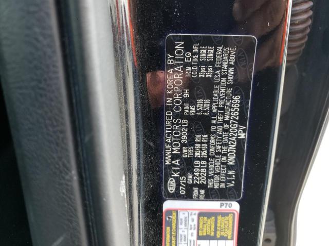 Photo 10 from auction – 2016 KIA SOUL with VIN KNDJN2A20G7265696
