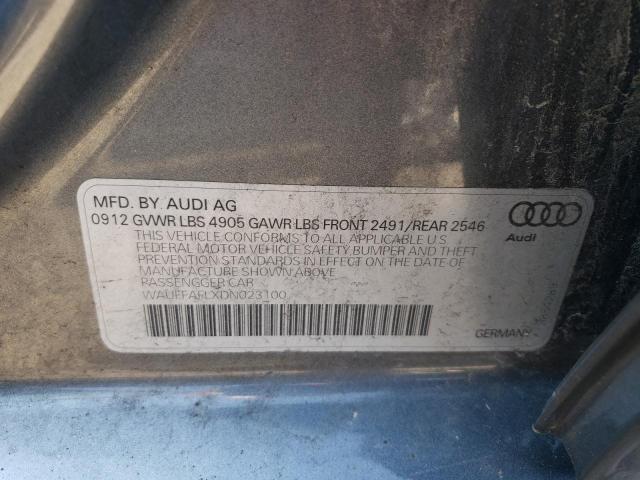 Photo 10 from auction – 2013 AUDI A4 PREMIUM with VIN WAUFFAFLXDN023100