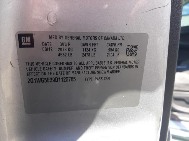 Photo 10 from auction – 2013 CHEVROLET IMPALA with VIN 2G1WG5E39D1125765