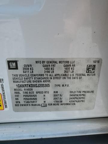 Photo 10 from auction – 2016 GMC ACADIA DEN with VIN 1GKKRTKDXGJ205365