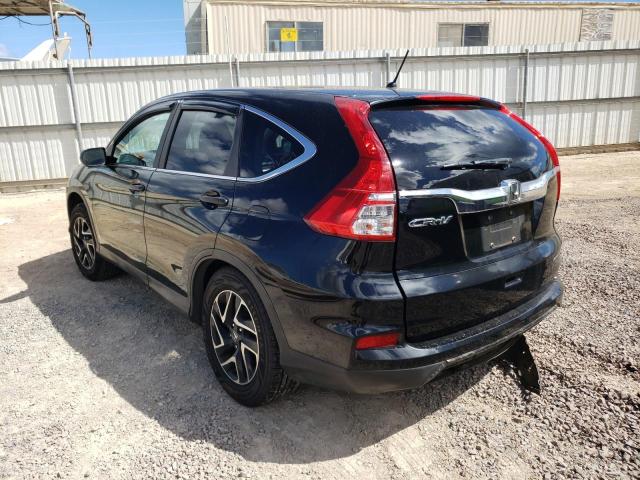 Photo 3 from auction – 2016 HONDA CR-V SE with VIN 2HKRM3H43GH558880