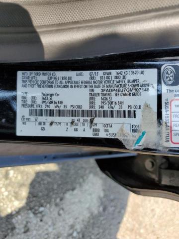Photo 10 from auction – 2016 FORD FIESTA SE with VIN 3FADP4BJ7GM107148