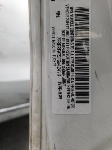 Photo 10 from auction – 2015 RAM PROMASTER with VIN ZFBERFAT5F6A42473