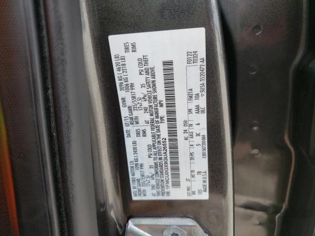 Photo 10 from auction – 2016 FORD ESCAPE SE with VIN 1FMCU0GX9GUA26552
