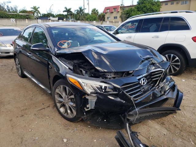 HYUNDAI SONATA SPO 2015 with VIN 5NPE34ABXFH257537 - Photo from auction