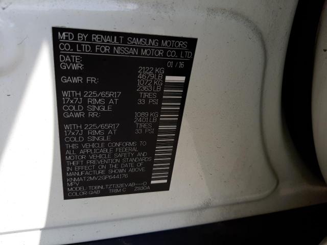 صورة رقم 10 من المزاد - 2016 NISSAN ROGUE S مع VIN KNMAT2MV2GP644176