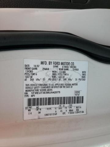 Photo 10 from auction – 2008 FORD EXPLORER X with VIN 1FMEU73E58UA42075