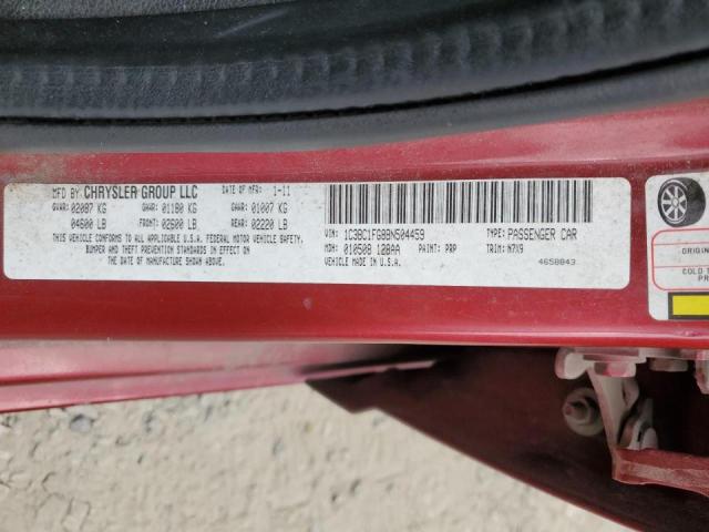 Photo 10 from auction – 2011 CHRYSLER 200 TOURIN with VIN 1C3BC1FG8BN504459