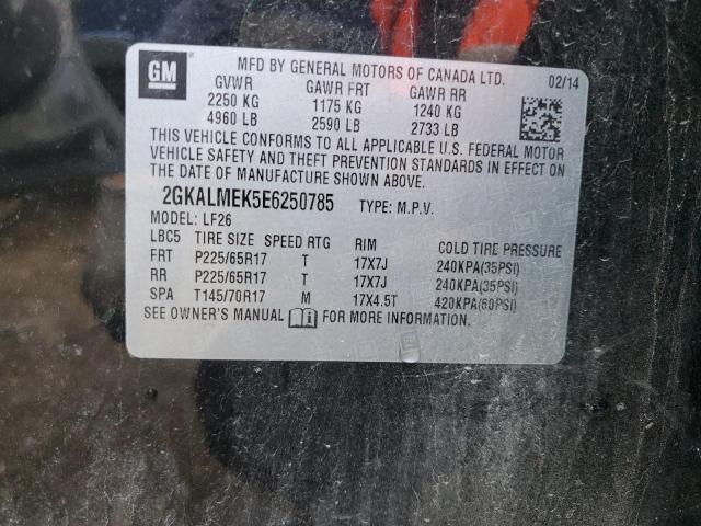 Zdjęcie 10 z aukcji – 2014 GMC TERRAIN SL z VIN 2GKALMEK5E6250785