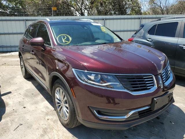 LINCOLN MKX SELECT 2017 with VIN 2LMPJ8KPXHBL40299 - Photo from auction
