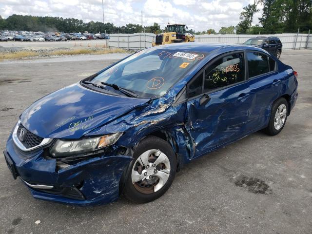 Photo 9 from auction – 2014 HONDA CIVIC LX with VIN 19XFB2F51EE002289